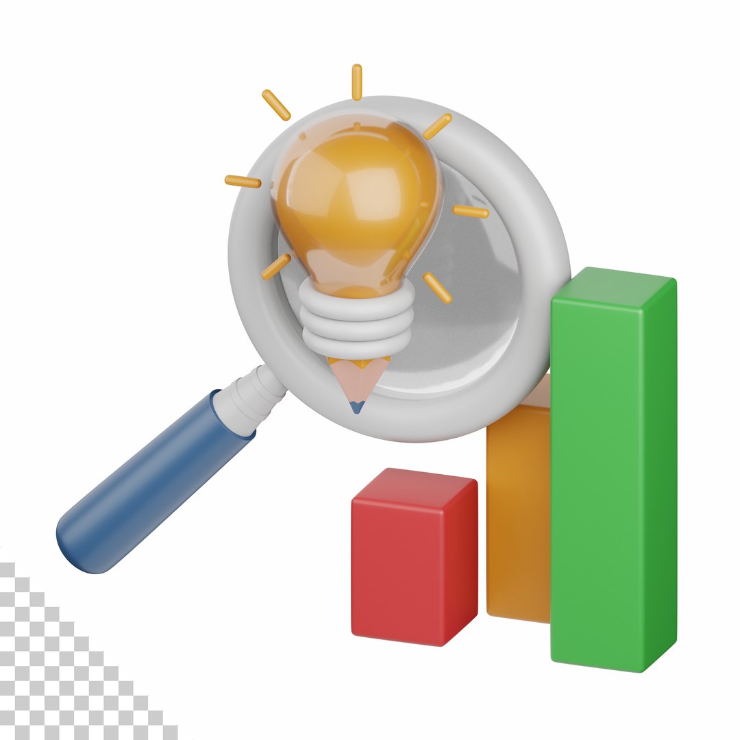 3d Rendering Insight Isolated Useful For Business And Finance Design ...
