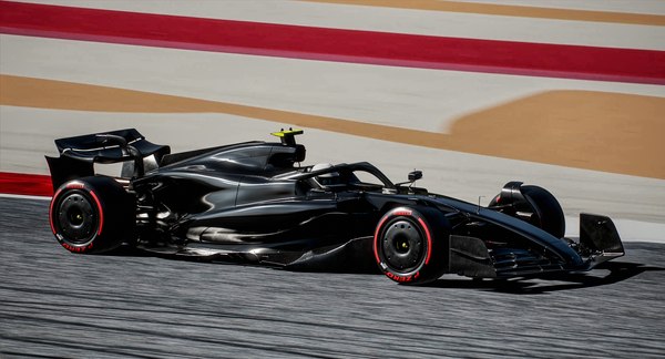 3D Common Formula 2024 F1 Race Car Mockup model