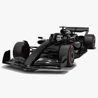 Common Formula 1 2024 F1 Race Car Mockup