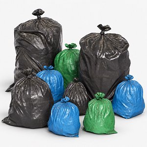 Polyethylene Trash Garbage Bags - 5 pieces - Gameready Realtime