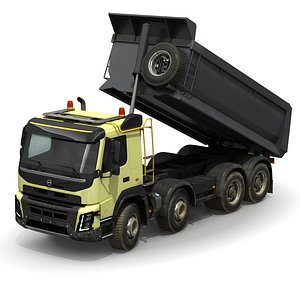 vfx dump truck rigged max