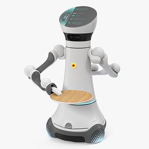 Careobot 4 Service Robot with Empty Tray