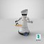 Robot de service Careobot 4 avec plateau vide