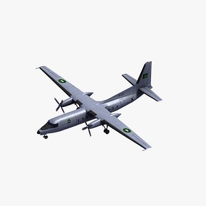 fokker f27 friendship 3D