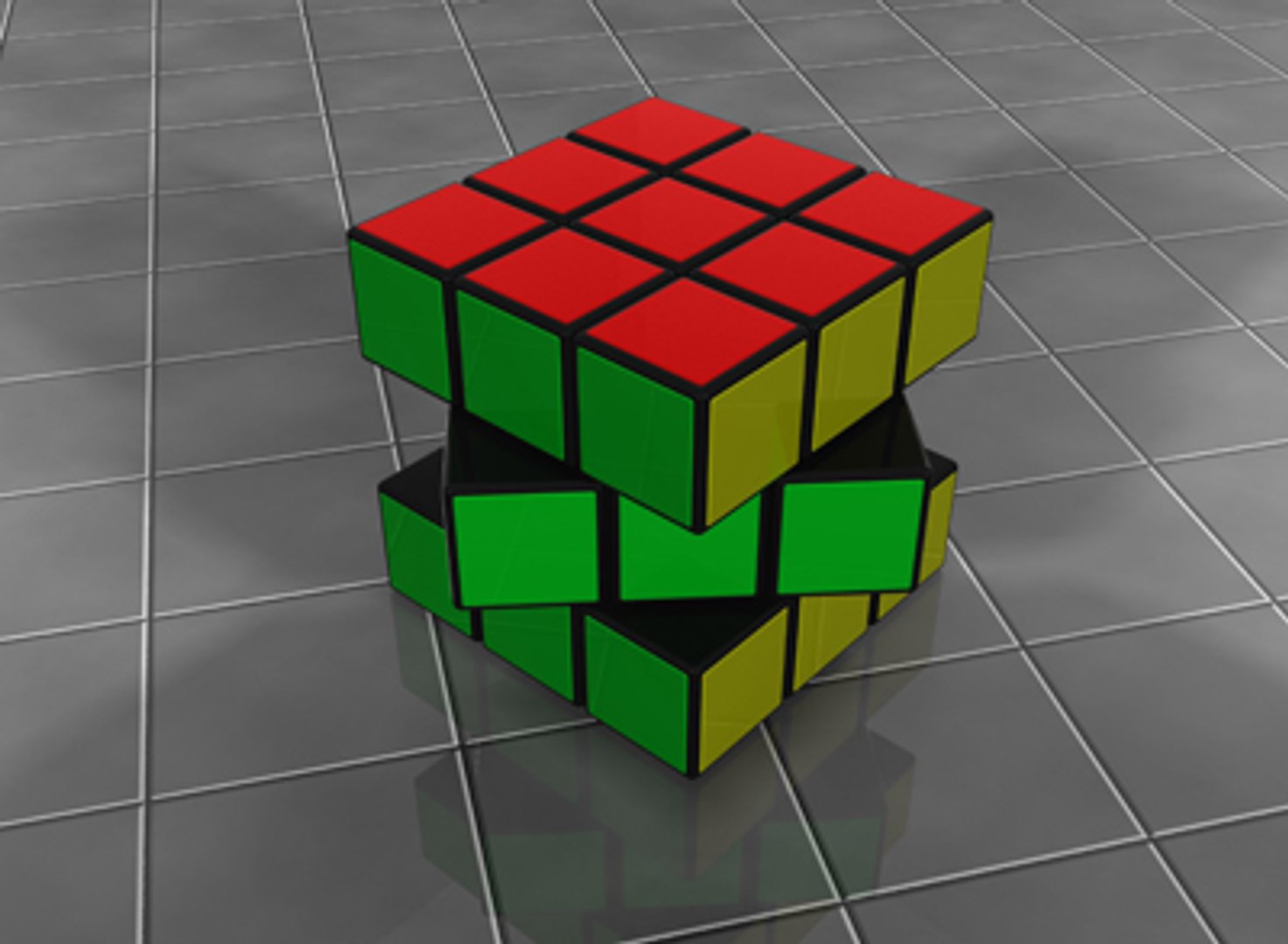 3d Rubick S Cube Model