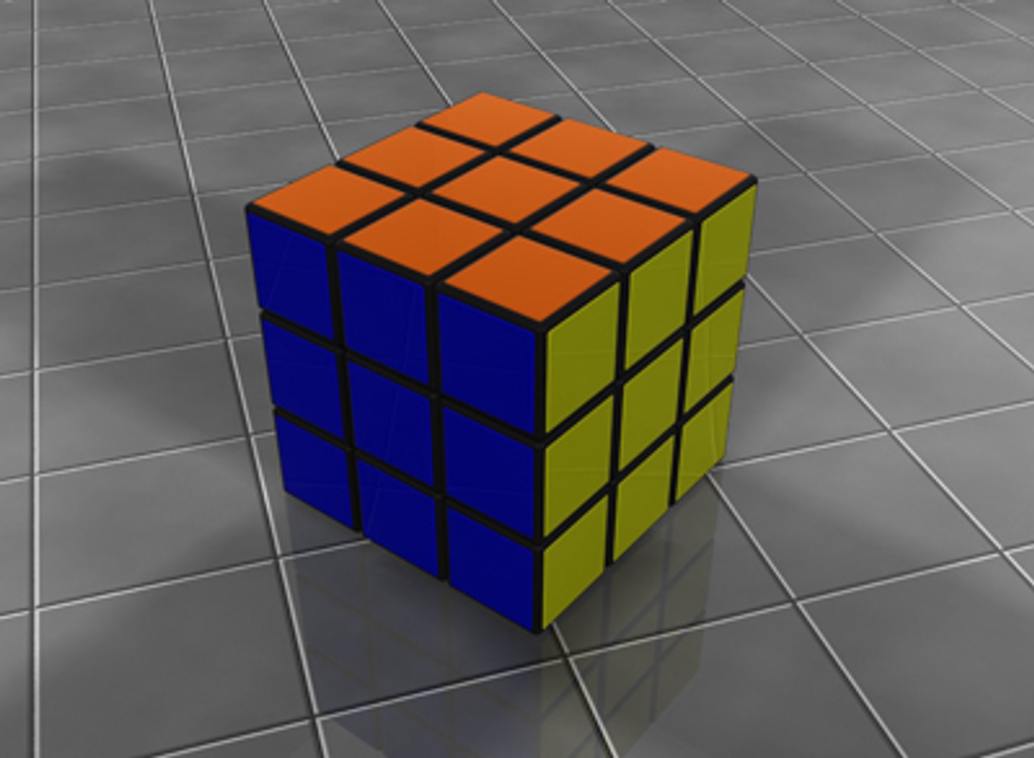 3d Rubick S Cube Model