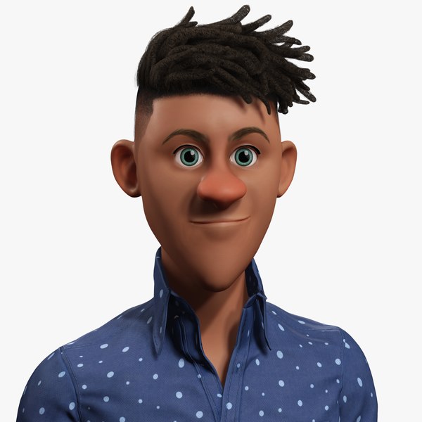 3D Expressive Ethan 3D toon Low-poly model