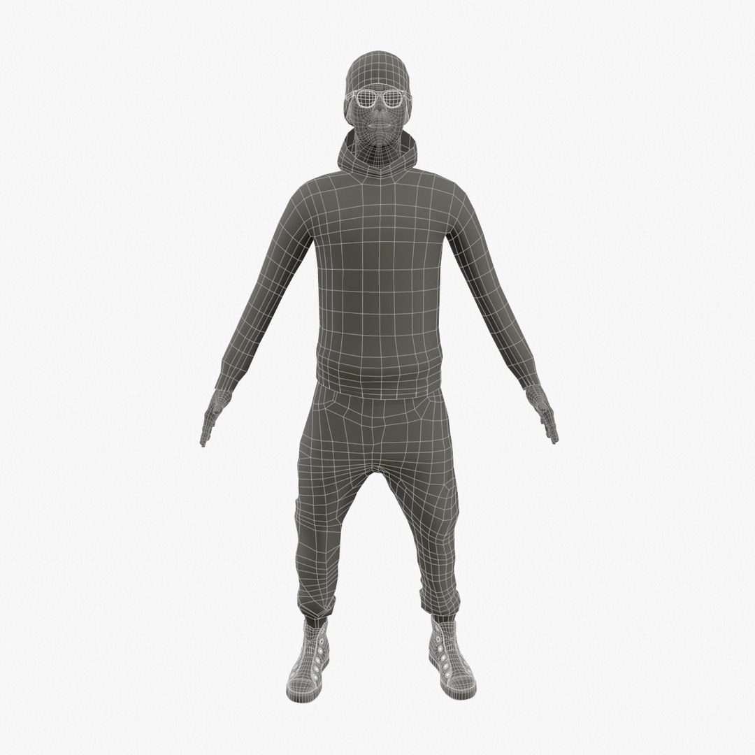 3d Model Man Cool