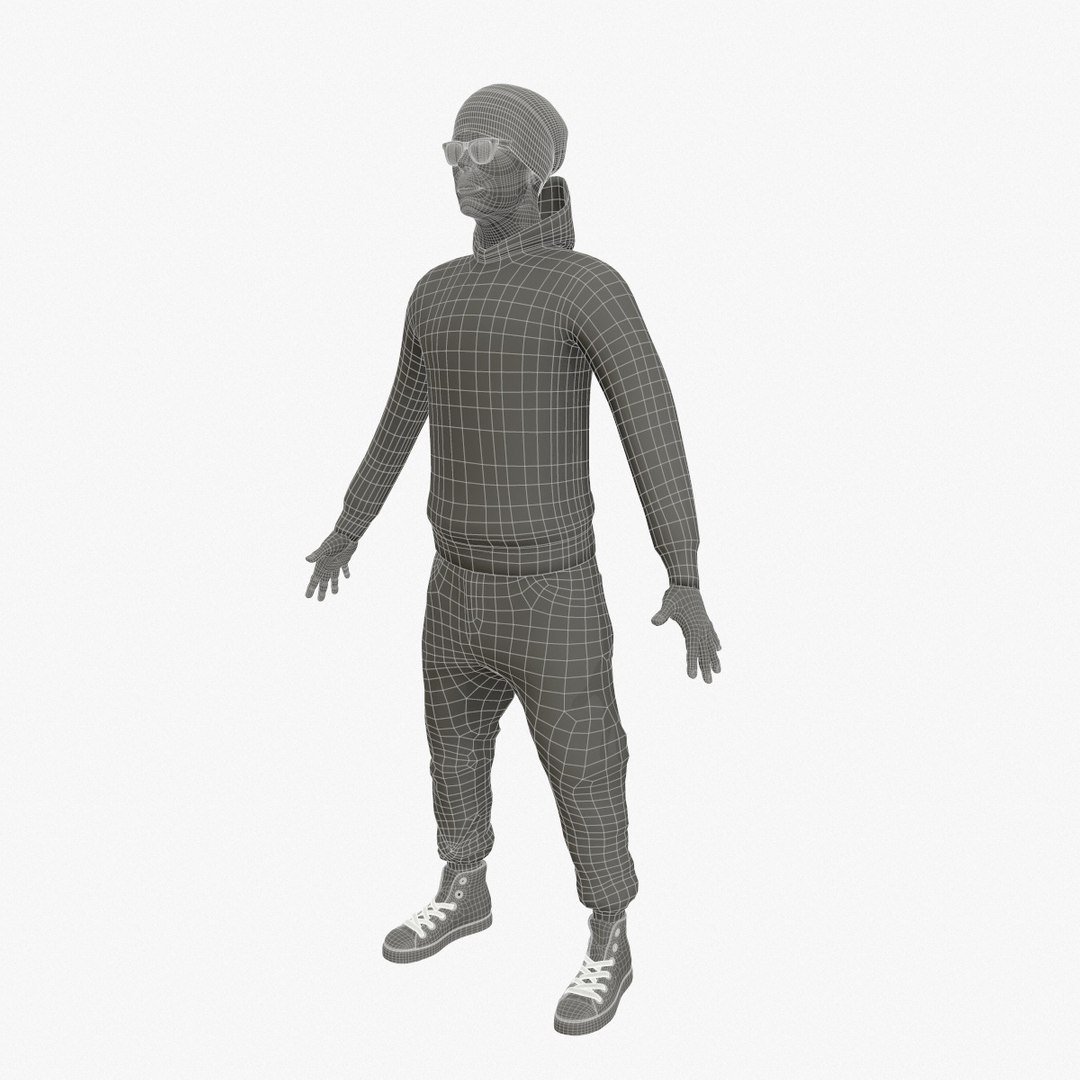 3d Model Man Cool