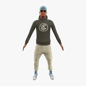 3d model man cool