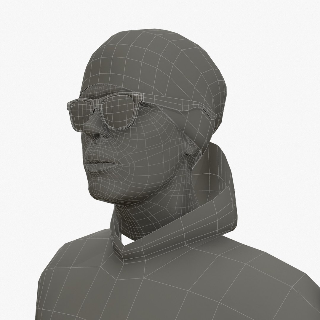 3d Model Man Cool