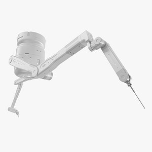 Sci-Fi Robotic Arm White