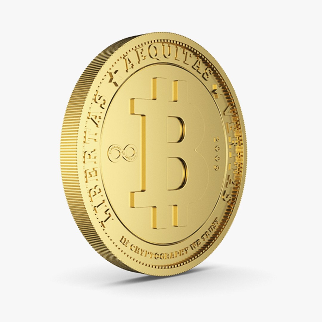 Bitcoin Gold 3D Model - TurboSquid 1178159