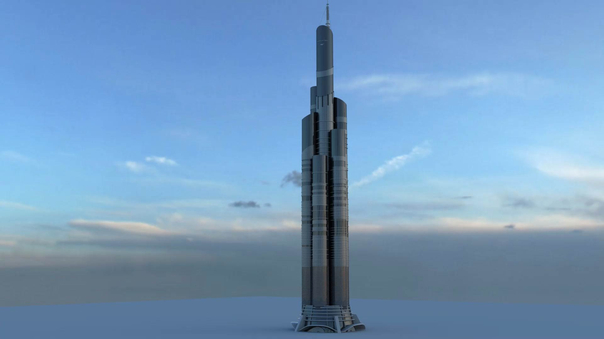 Azerbaijan Tower 3D TurboSquid 1808063