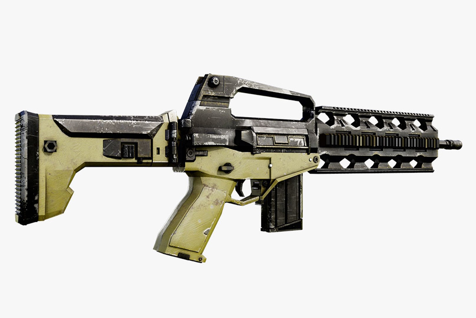Combat Rifle 3D Model 3D Model - TurboSquid 2114895