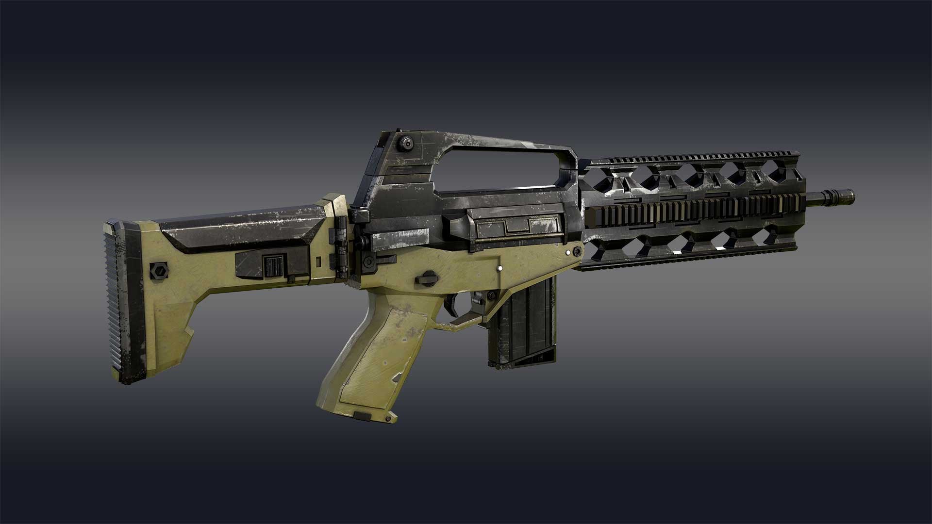 Combat Rifle 3D Model 3D Model - TurboSquid 2114895