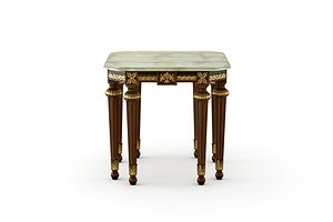 3D 14601 Square Table by Modenese Gastone