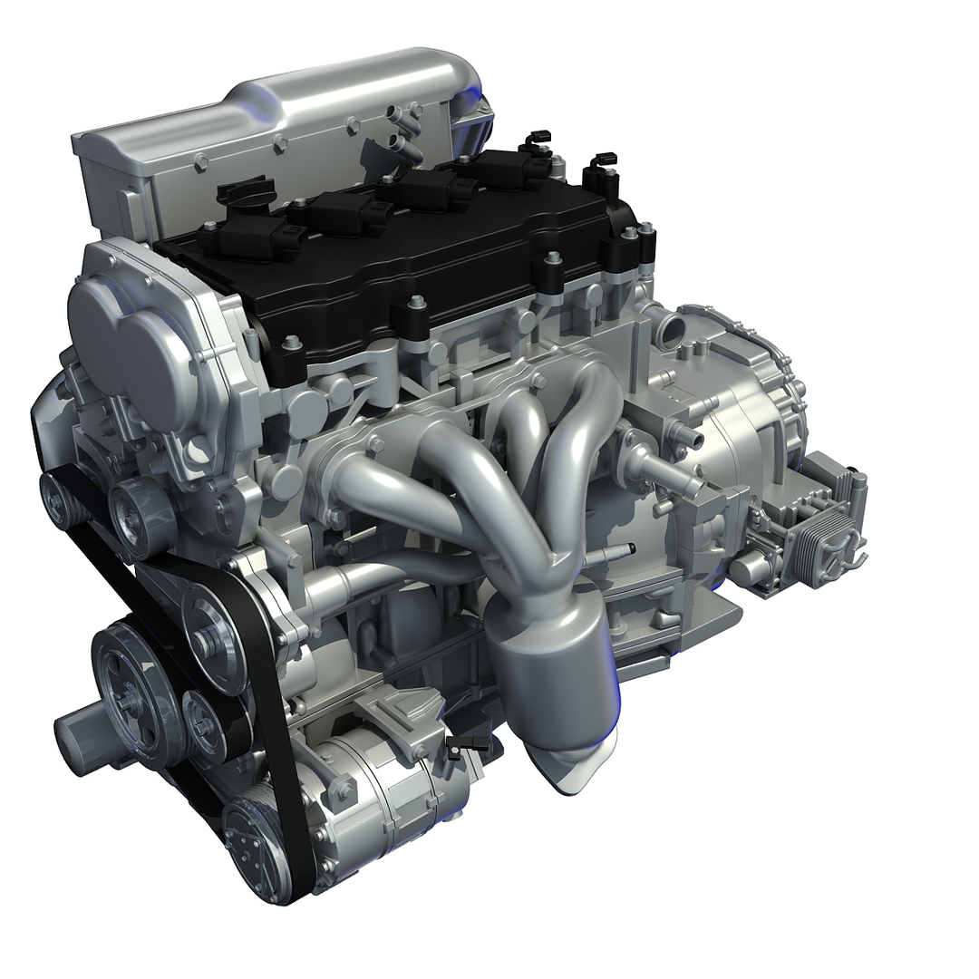 Nissan Altima Hybrid Engine 3d 3ds