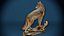 Big Wolf Statue Photoscan