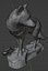 Big Wolf Statue Photoscan