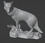 Big Wolf Statue Photoscan