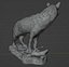 Big Wolf Statue Photoscan