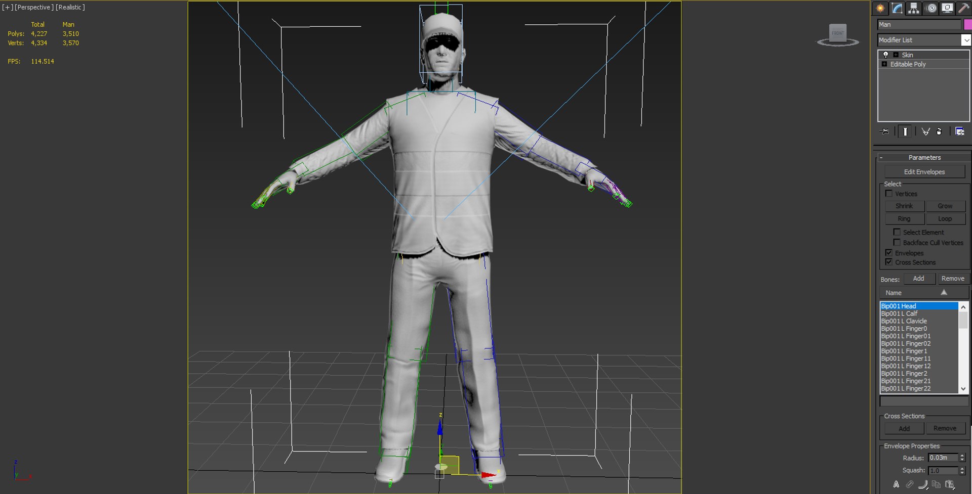 3D model rigged steward - TurboSquid 1306991