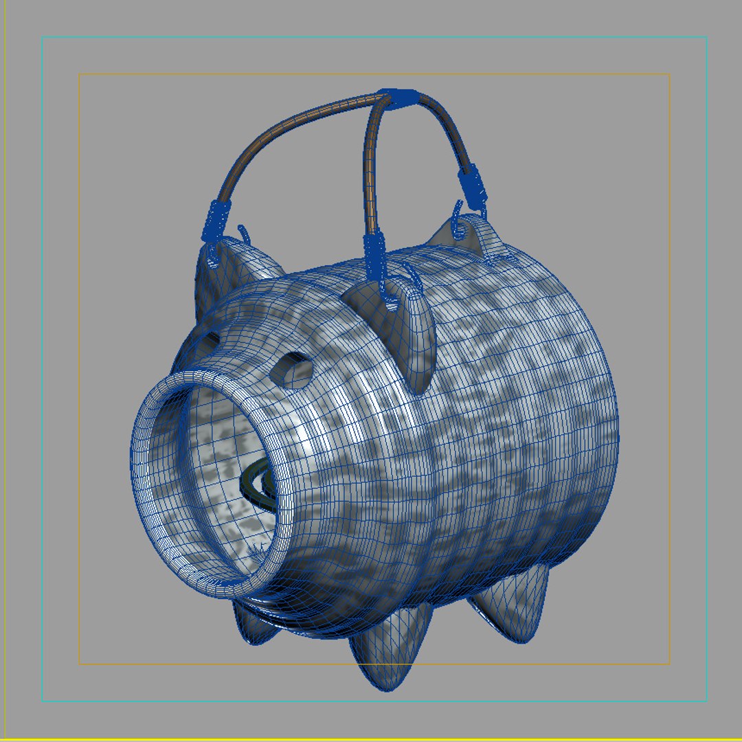 3D Model Japanese Ceramic Mosquito Pig TurboSquid 1559197