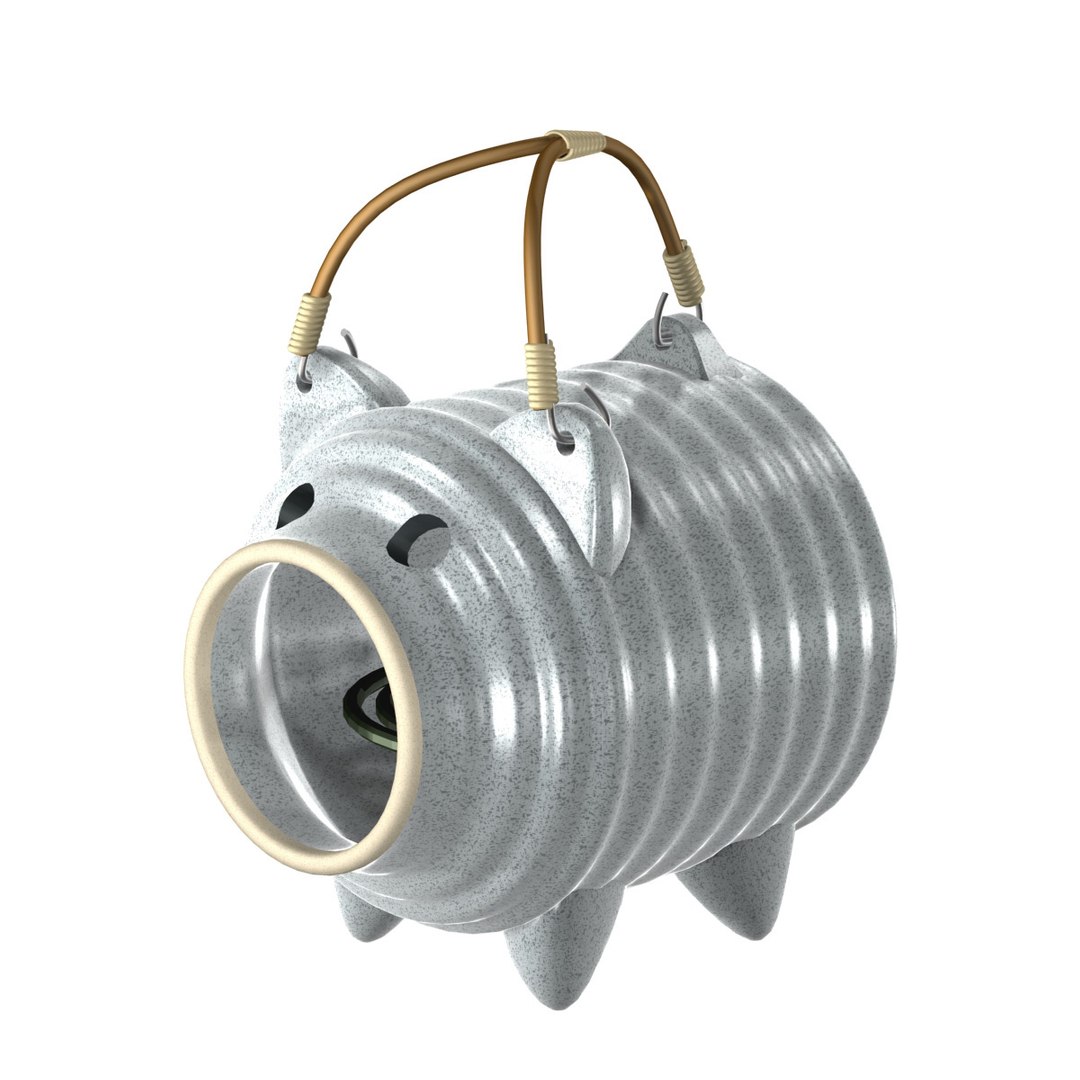 3D Model Japanese Ceramic Mosquito Pig TurboSquid 1559197