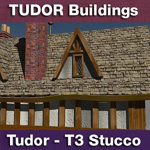 t3 - tudor style 3d c4d
