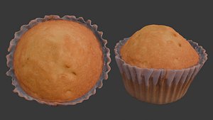 Realistic Muffin 3D Scan 3D model
