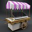 3d ice cream cart
