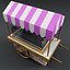 3d ice cream cart