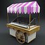 3d ice cream cart