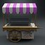 3d ice cream cart