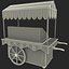 3d ice cream cart
