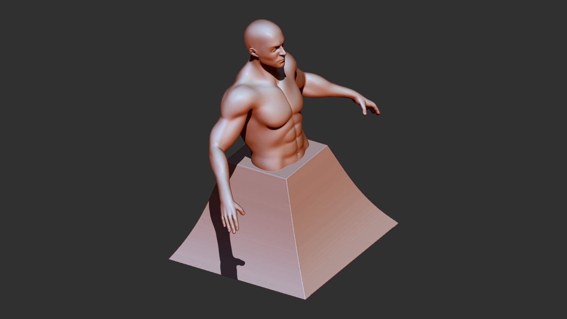 3D Male Torso Print - TurboSquid 1724422