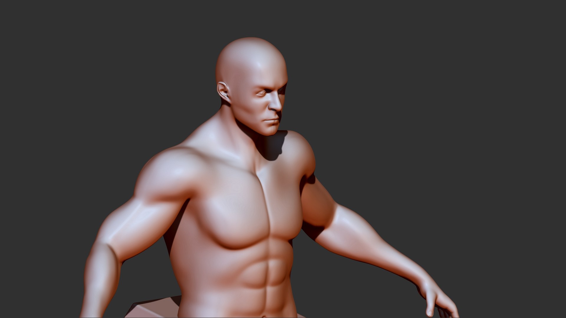 3D Male Torso Print - TurboSquid 1724422