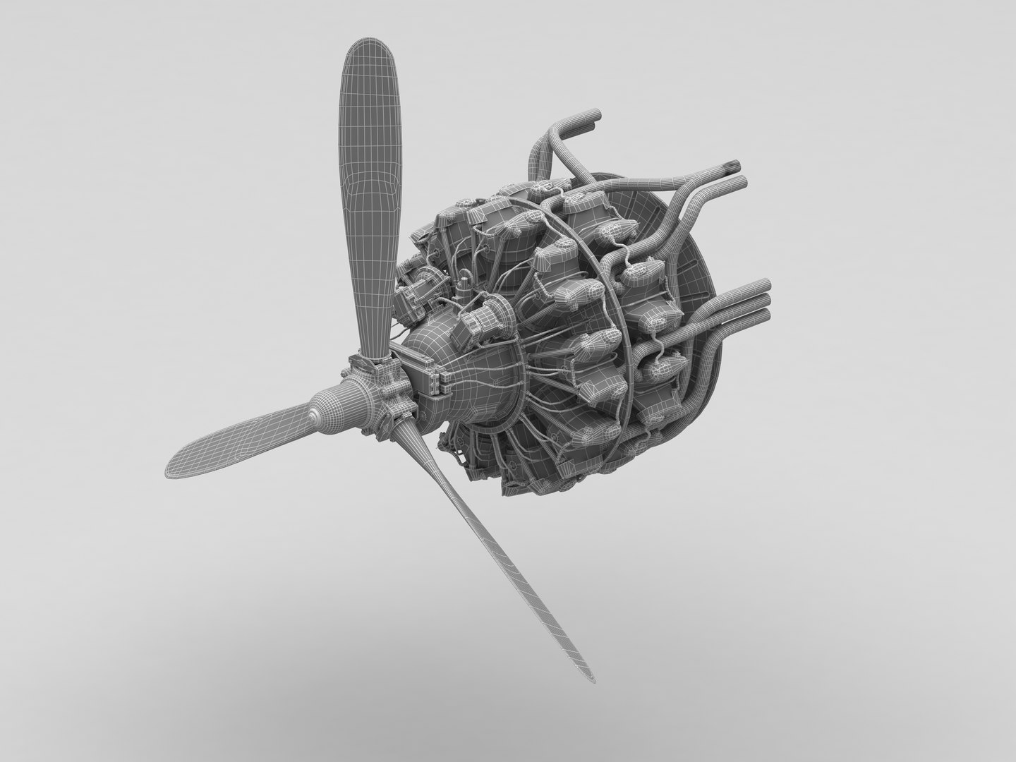 Pratt And WhitneyR2000 3D Model - TurboSquid 2007071