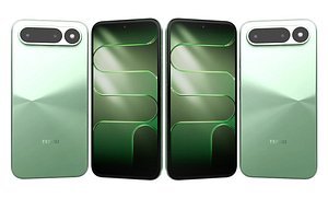 3D Tecno Spark 50 5G Mint Green model