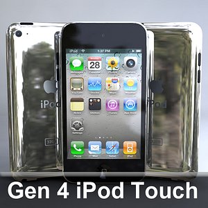 ipod touch 3d model