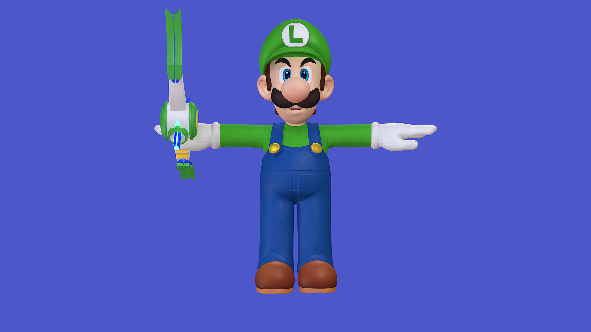 Open Assets] - T-Pose Luigi! - Updates