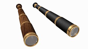 3d leather wood model