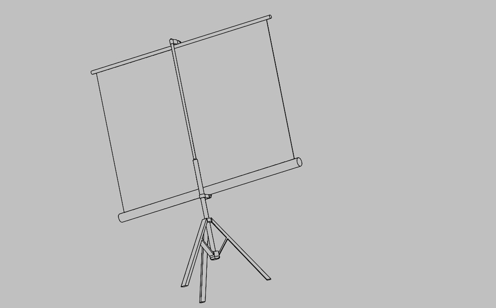 Projector Screen Obj Free