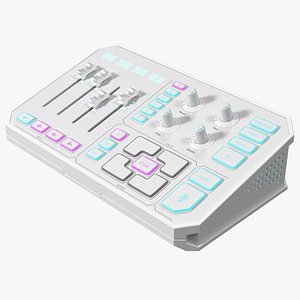 Futuristic Online Broadcast Remote Control White Lights On