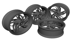 Wheels Car Rims 3D