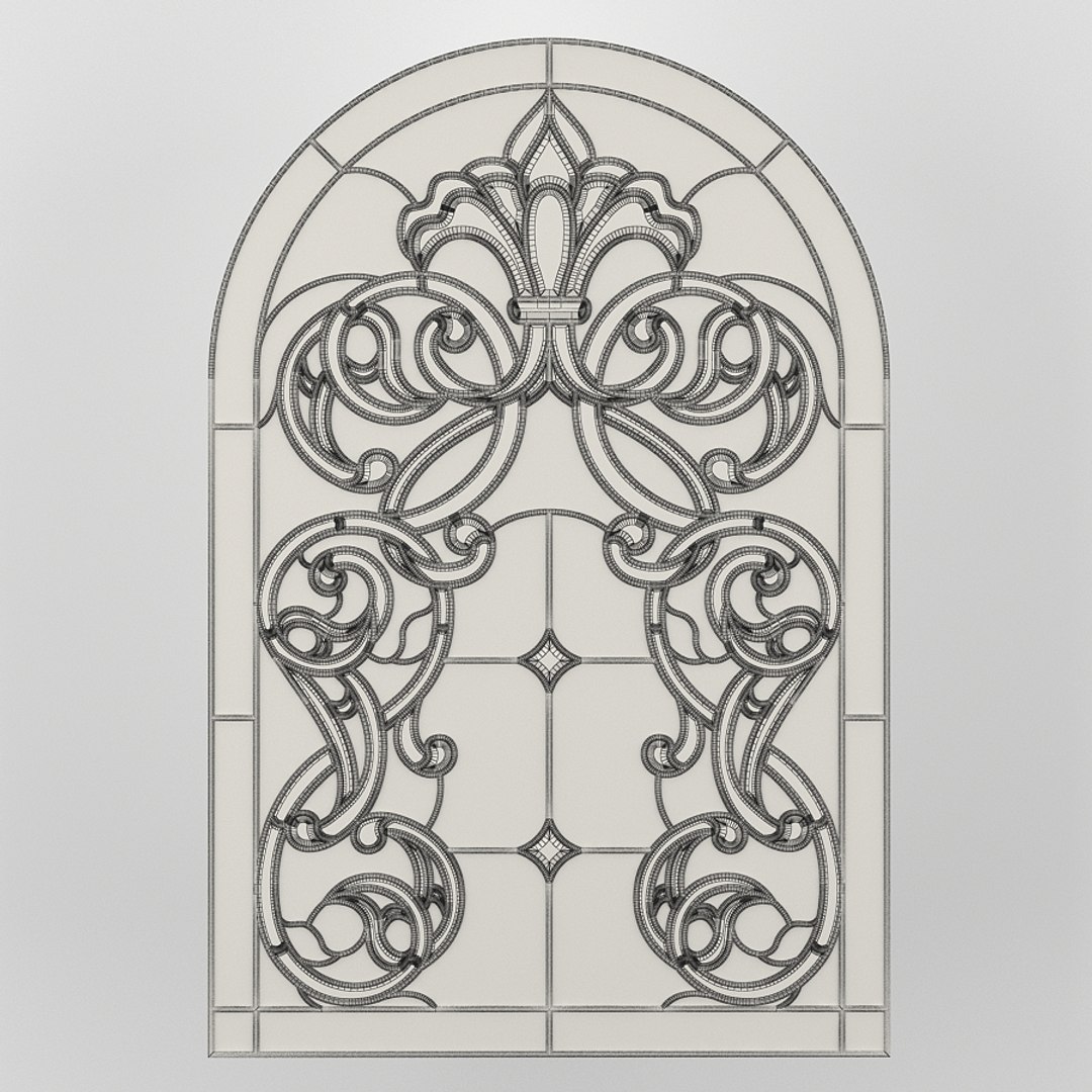 Stained Glass Arc 3D Model - TurboSquid 1191645