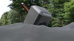 3D hammer thor