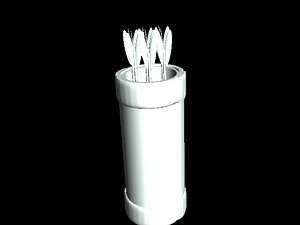 arrows quiver 3d model