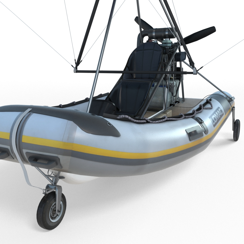3d polaris flying inflatable boat